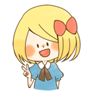 expressive girl sticker #2248708