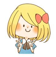 expressive girl sticker #2248709