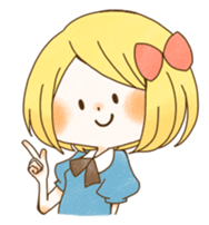 expressive girl sticker #2248711