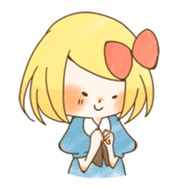 expressive girl sticker #2248714