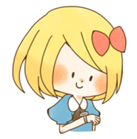 expressive girl sticker #2248732