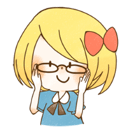 expressive girl sticker #2248739