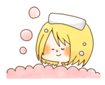 expressive girl sticker #2248741