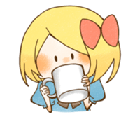 expressive girl sticker #2248742