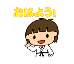 Judo girls sticker #2249384