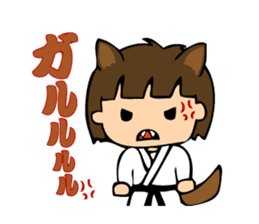 Judo girls sticker #2249403