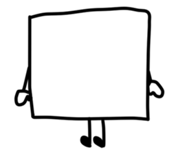 Square&Semicircle sticker #2250240