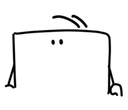 Square&Semicircle sticker #2250248