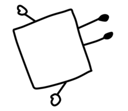 Square&Semicircle sticker #2250262