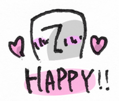 HAPPY Moai-Kun sticker #2250757