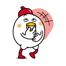 Tot of chicken 4 sticker #2251125