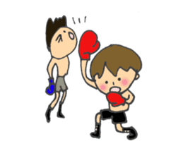 I, boxer sticker #2251377