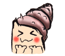 hermit crab cat sticker #2251496