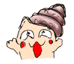 hermit crab cat sticker #2251497