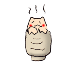 hermit crab cat sticker #2251506