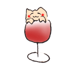 hermit crab cat sticker #2251507