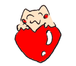 hermit crab cat sticker #2251508