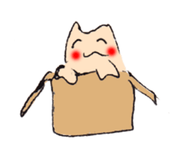 hermit crab cat sticker #2251511