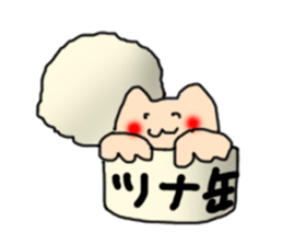 hermit crab cat sticker #2251512
