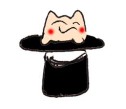 hermit crab cat sticker #2251519