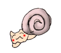 hermit crab cat sticker #2251520