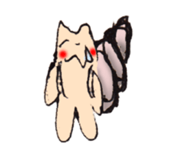 hermit crab cat sticker #2251521