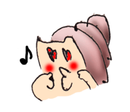hermit crab cat sticker #2251530