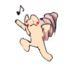 hermit crab cat sticker #2251533