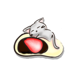Pinky Rabbit & Soft Cat sticker #2251588