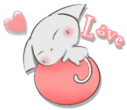 Pinky Rabbit & Soft Cat sticker #2251591