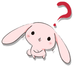 Pinky Rabbit & Soft Cat sticker #2251599