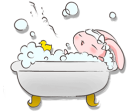 Pinky Rabbit & Soft Cat sticker #2251603