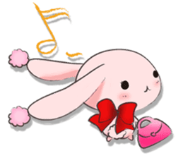 Pinky Rabbit & Soft Cat sticker #2251604