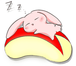 Pinky Rabbit & Soft Cat sticker #2251605