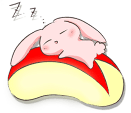 Pinky Rabbit & Soft Cat sticker #2251605