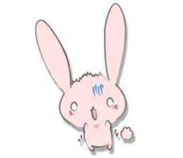Pinky Rabbit & Soft Cat sticker #2251608