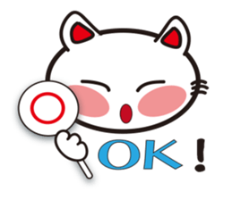 happiness cat sticker #2251936