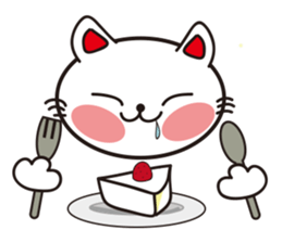 happiness cat sticker #2251945