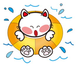 happiness cat sticker #2251947