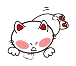 happiness cat sticker #2251950