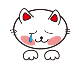 happiness cat sticker #2251961