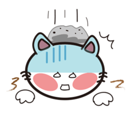 happiness cat sticker #2251962