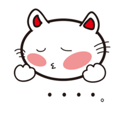 happiness cat sticker #2251965