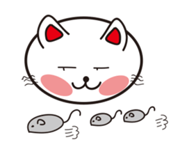 happiness cat sticker #2251967