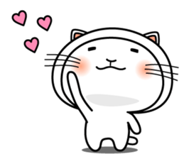 Cat in Cat sticker #2252085