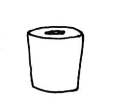 a toilet roll sticker #2252336