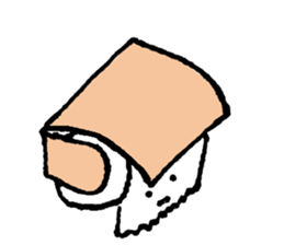a toilet roll sticker #2252338
