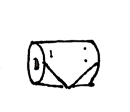 a toilet roll sticker #2252341