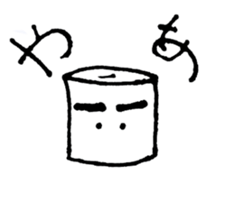 a toilet roll sticker #2252342