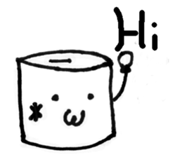 a toilet roll sticker #2252345